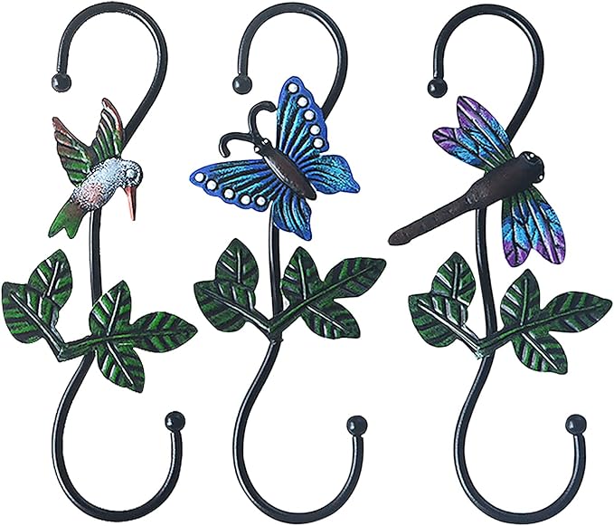 Large Decorative S Hooks, Beautiful and Vivid Plant Hook by Kitwinney