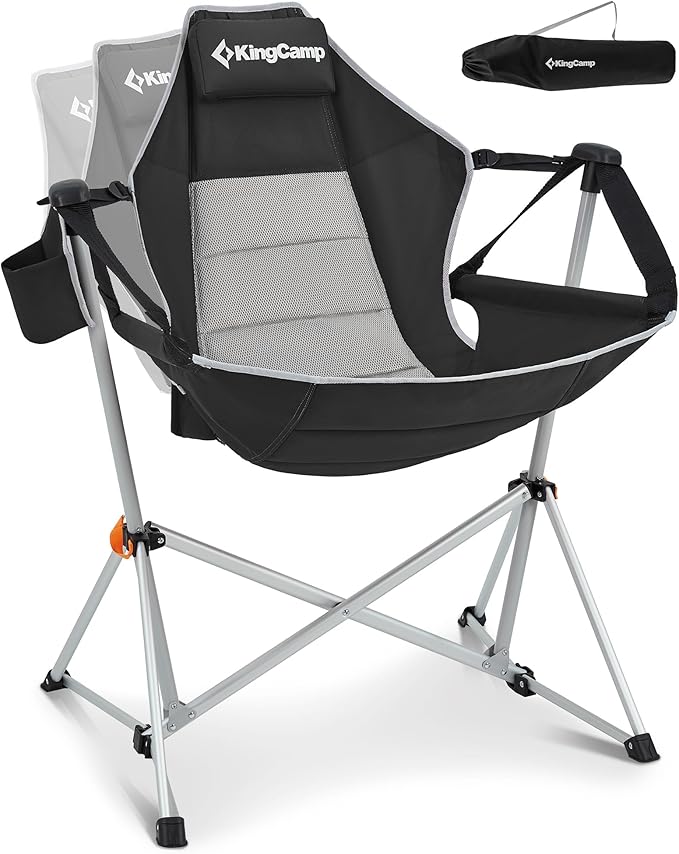 KingCamp Hammock Camping Chair, Swinging Portable Folding Camp Chairs by KingCamp