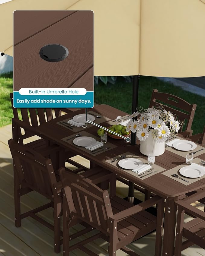 Ciokea HDPE Outdoor Dining Table - Image 5