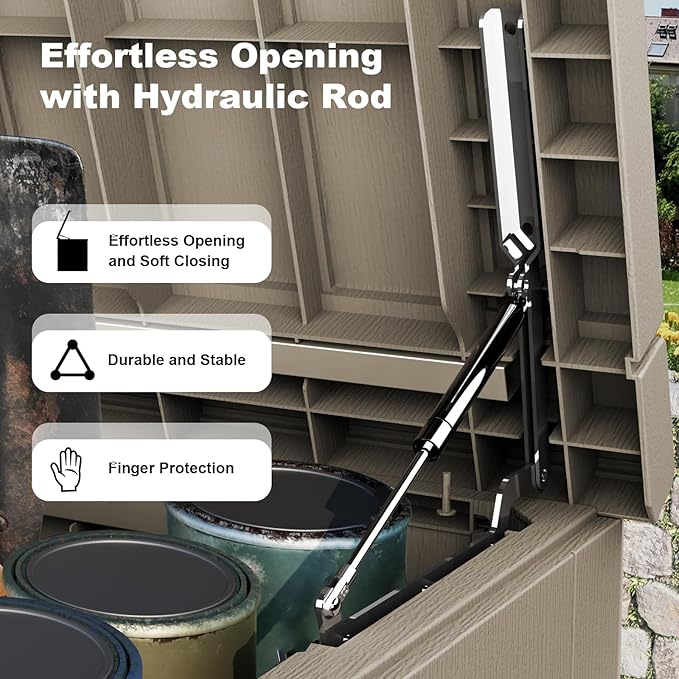 ROJIK Outdoor Storage Housing Deck Box - Image 3