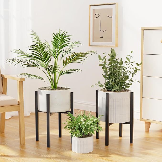 2-Pack Adjustable Metal Plant Stand Indoor Outdoor - Image 6