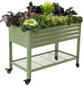 Rolling Elevated Raised Garden Bed-V Series, 700 Lbs Weight Capacity, Outdoor by VegoGarden