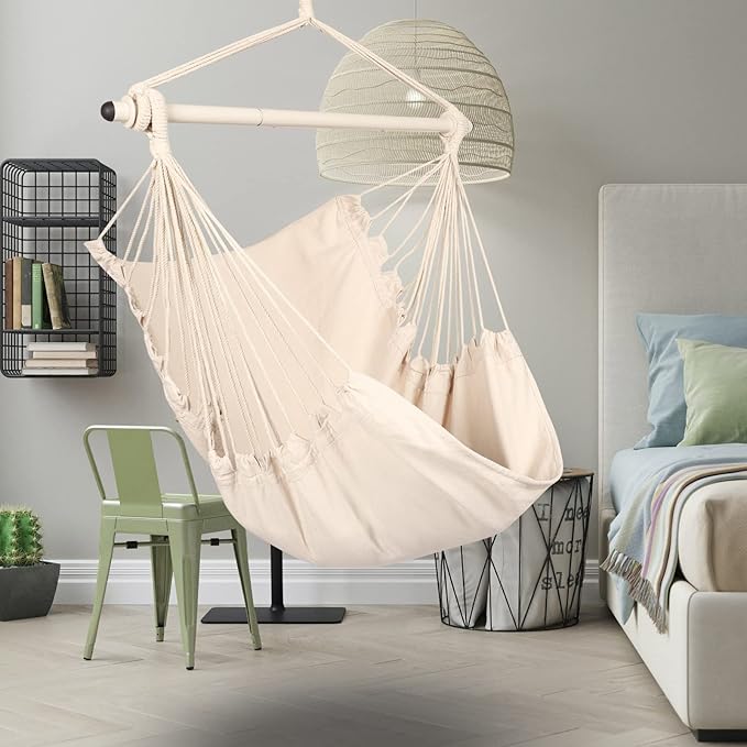Highwild Hammock Chair Hanging Rope Swing - Image 8