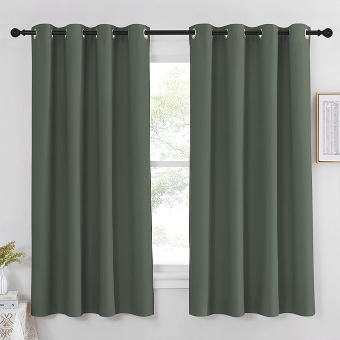 NICETOWN Blackout Curtain 63 inch Length by NICETOWN