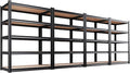 AOAORRG Set of 4 Garage Shelving Heavy Duty Storage Shelves, Metal Adjustable by Unknown