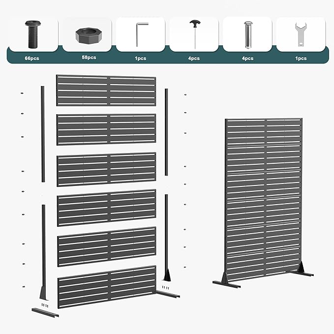 Casaphoria Metal Privacy Screen Outdoor - Image 9