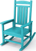 KINGYES HDPE Rocking Chairs Outdoor, Patio Rocking Chairs by KINGYES