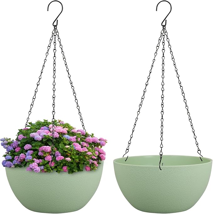 10 inch Hanging Planters Plant Pots by Meowell