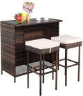 Outvita Wicker Patio Outdoor Bar Set by Outvita