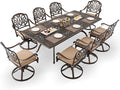9-Piece Cast Aluminum Patio Furniture, Outdoor Dining Sets by Unknown