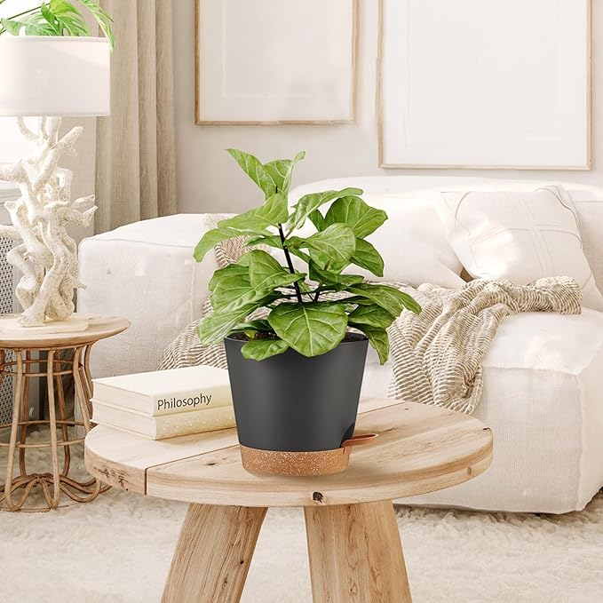 Self Watering Planters Plant Pots Indoor Flower Planting PotsP - Image 5