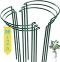 6-Pack Snake Plant Support Stakes, Half-Round Peony Cages and Supports by WooWellGoGoGoProducts
