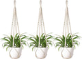 Mkono Macrame Plant Hanger Indoor Hanging Planter Basket by Mkono