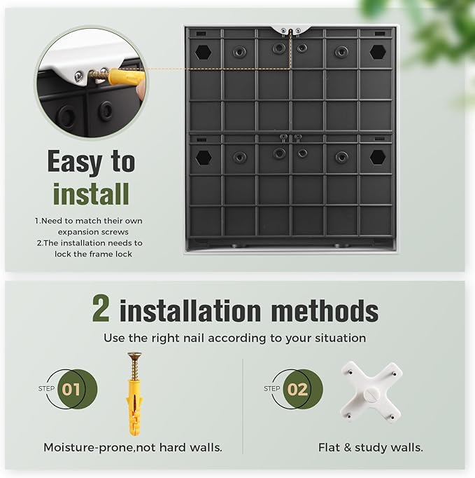Wall-Mounted Vertical Garden Planter – Ready-to-Use Indoor Wall Planter - Image 7