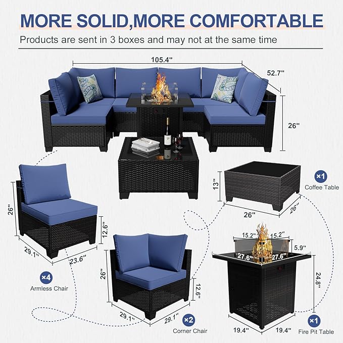 8-Piece Patio Furniture Set - Image 2