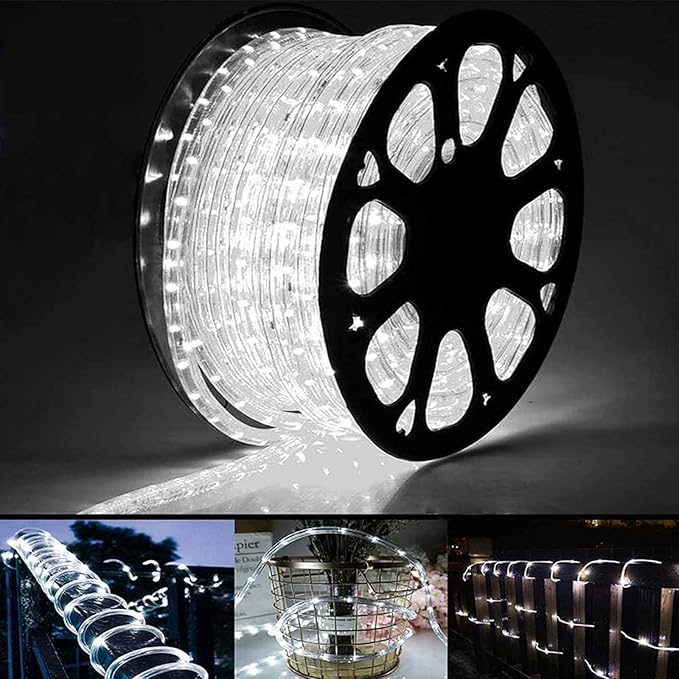 150ft LED Rope Lights Outdoor, 1080 LED Connectable and Flexible Tube Lights by Jnaurb