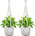 Macrame Plant Hanger, Fits 4-13 Inch Pots, Boho Hanging Plant Holder by IDEEEPAN