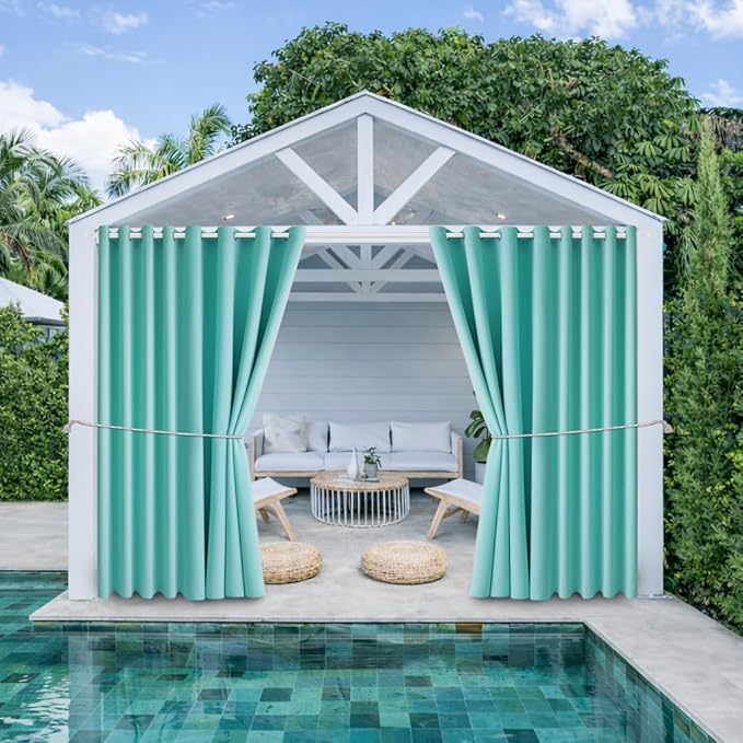 Waterproof Outdoor Curtain W105 x L95 by DivaenCamino