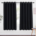 NICETOWN Black Curtain Drape for Bedroom by NICETOWN