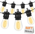 50FT LED Outdoor String Lights by GvvooHome