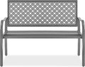 Best Choice Products Outdoor Bench 2-Person Metal Steel Benches Furniture by BestChoiceProducts