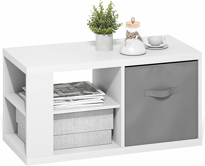 Furinno Viola Coffee Table, 3-Tier Modern Coffee Table - Image 6