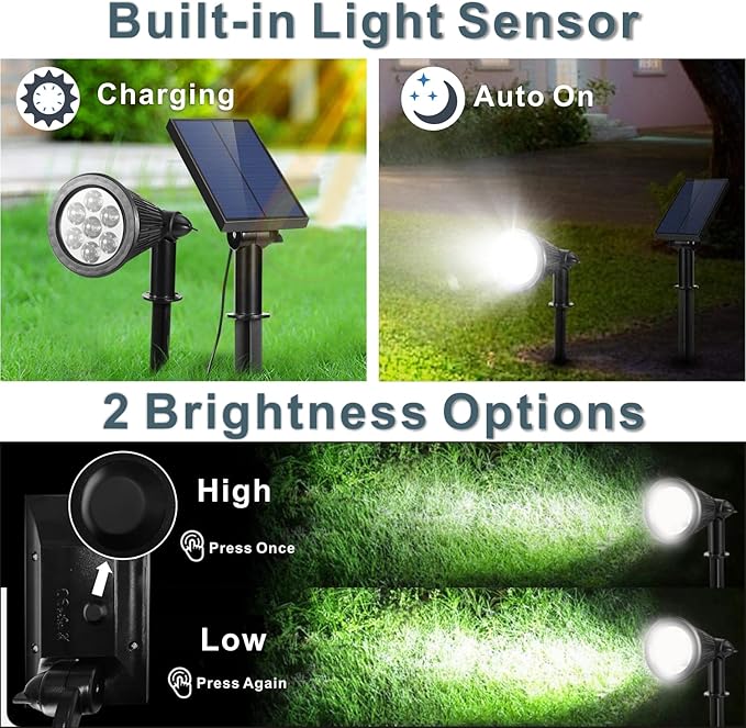 Solar Spotlight Outdoor, Spot Light - Image 5