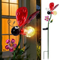 Decorative Solar Lights Outdoor Solar Ladybug Stake Lights Metal Decorative by Afirst