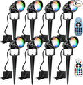 Halloween Christmas Spotlight Outdoor Color Changing Landscape Spotlights by Qeeanmo