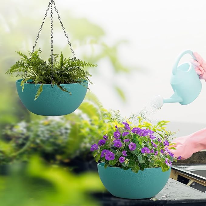10 inch Hanging Planters for Outdoor Indoor Plants - Image 6