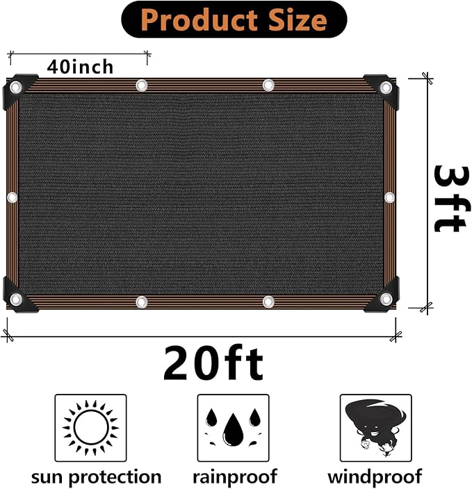 Shade Cloth - 70-90% Sunblock Net - Image 3
