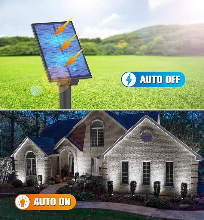 APONUO Metal Solar Spot Lights Outdoor - Image 2