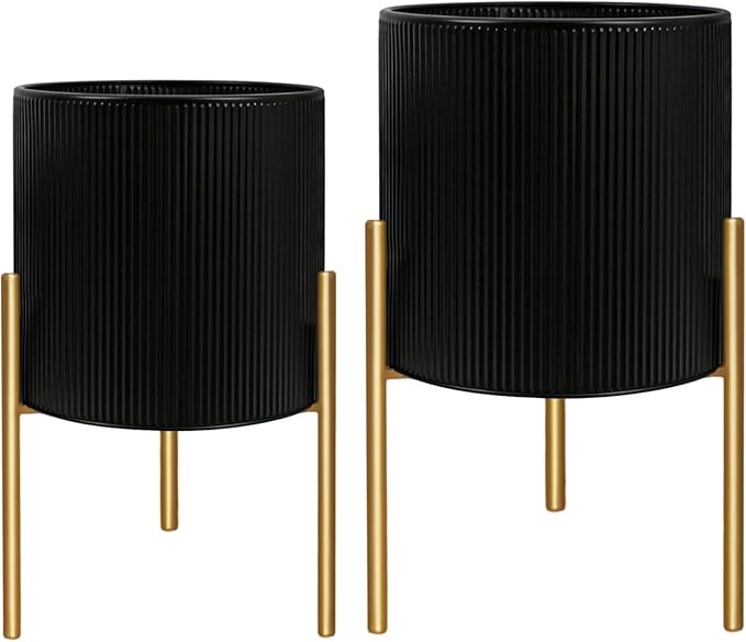 ARNIS Modern Plant Pots, Large Size Metal Pots - Image 9