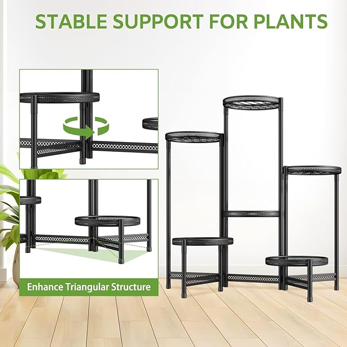 iDavosic.ly 6 Tier Large Plant Stand Indoor - Image 5