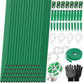 Lezmarket 80 Pack Garden Stakes, Plant Support Stakes, DIY 4ft 5ft 6ft 7ft by Lezmarket