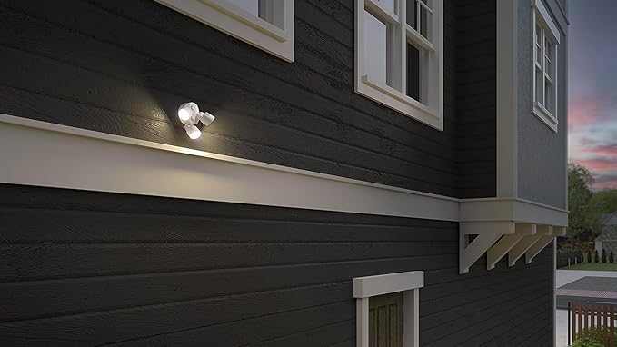 Lithonia Lighting HomeGuard 3-Light LED Outdoor Flood Lights, Outdoor LED Lights - Image 8