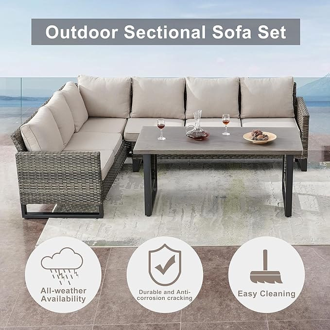Patio Sectional Furniture Set - Image 4