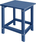 Outdoor Side Tables Adirondack, HDPE Small Table by GARDENSTAR