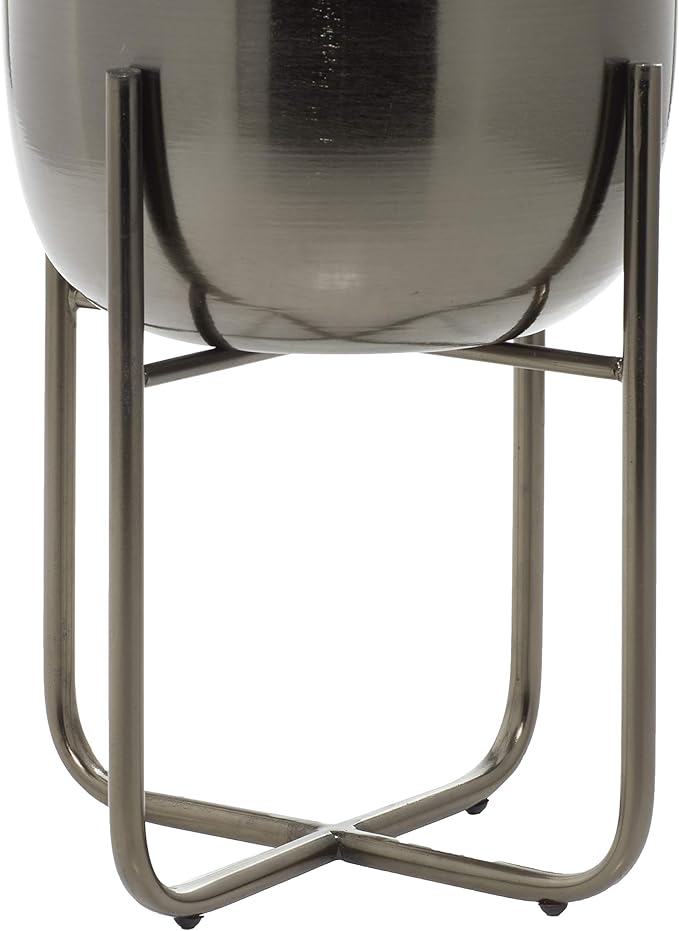 Deco 79 Metal Round Planter - Image 4