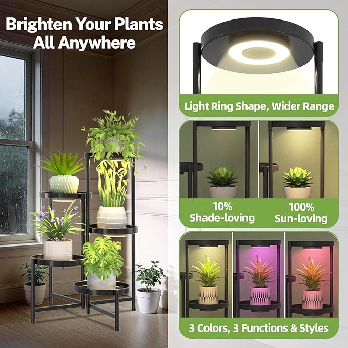 iDavosic.ly 5 Tier Large Plant Stand Indoor - Image 4
