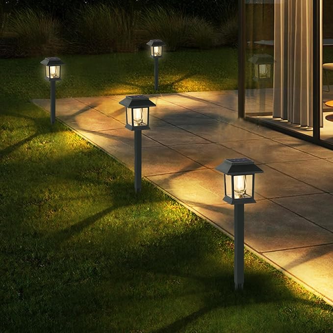 Greluna Solar Lights Outdoor, 12 Pack 3000K Waterproof Auto On/Off Solar - Image 8