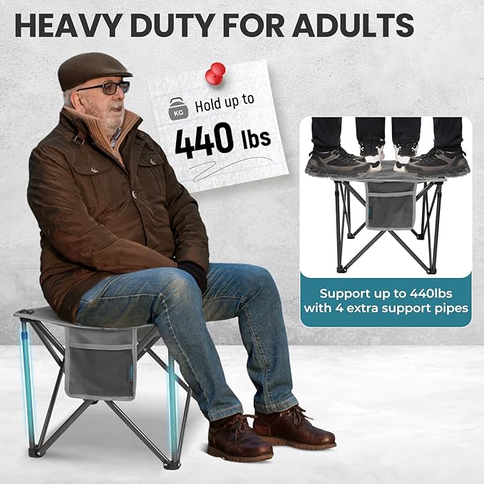 FUNDANGO Oversized Camping Stool - Image 4