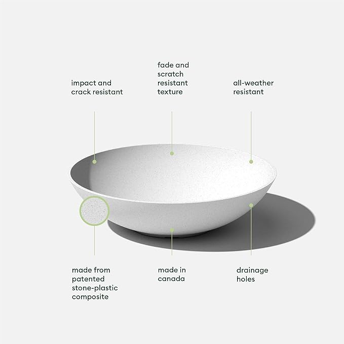 Veradek Mason Series Lane Bowl Planter| - Image 3