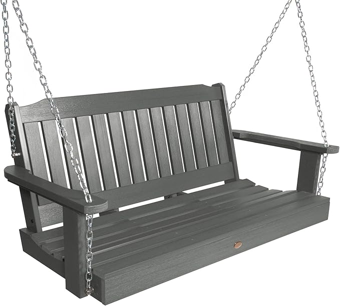 highwood Lehigh Porch Swing, 4 Feet, Coastal Teak by highwood
