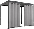Easy-Going Linen Look Outdoor Curtains Waterproof Windproof Porch Curtains by Easy-Going