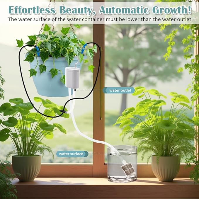 Hanging Planters 10 Inch, Self Watering Hanging Basket - Image 6