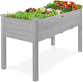 Best Choice Products 48x24x30in Raised Garden Bed, Elevated Wood Planter Box by BestChoiceProducts
