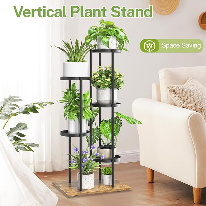 iDavosic.ly 5 Tier Plant Stand Indoor Outdoor, Tiered Corner Multiple Flower - Image 6