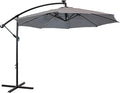 Sunnydaze 10' Solar Offset Patio Umbrella by SunnydazeDecor