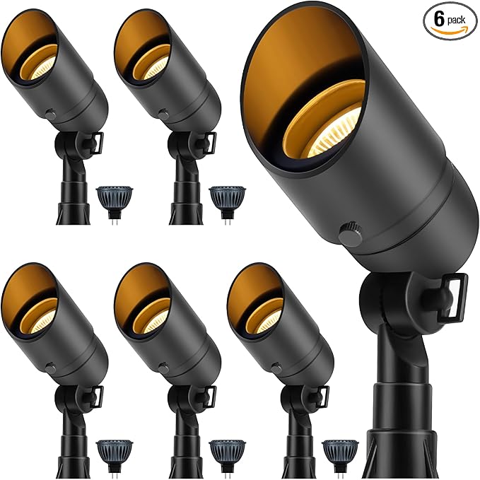 Gardencoin Low Voltage Landscape Spotlight, 12V LED Outdoor Landscape Lighting by Gardencoin